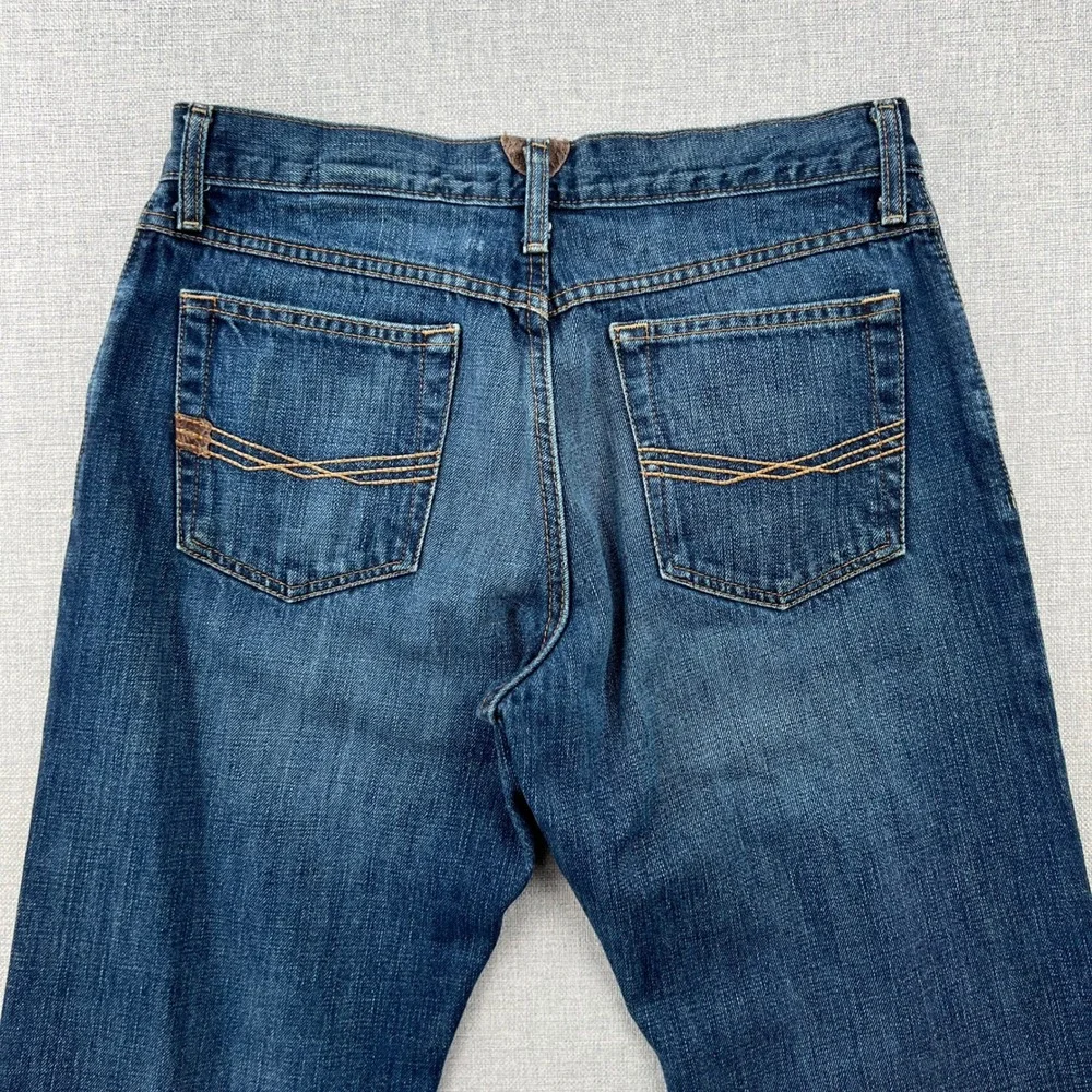Ariat M4 Bootcut Jeans Mens 30x34 Blue Low Rise Denim Western Cowboy Workwear
